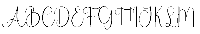 Fantasy Birthday Font UPPERCASE