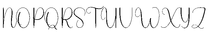 Fantasy Birthday Font UPPERCASE