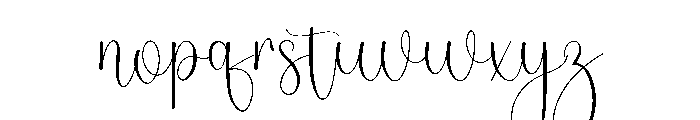 Fantasy Birthday Font LOWERCASE