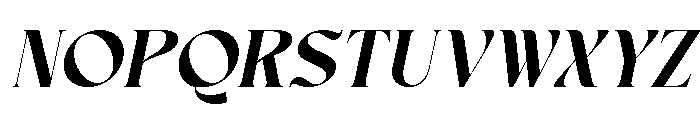 Fantasy Brooklyn Italic Font UPPERCASE