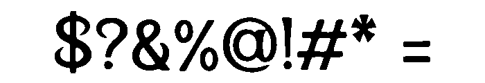 Fantasy Novel Font OTHER CHARS