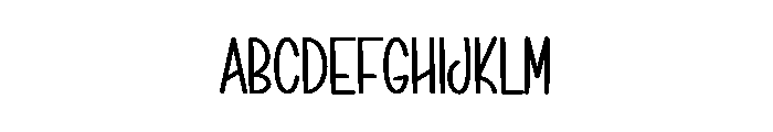 Fantasy Outline Font UPPERCASE