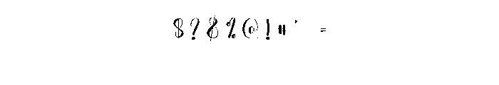 Fantasy3 Font OTHER CHARS