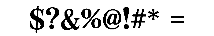 Fanthorne Font OTHER CHARS