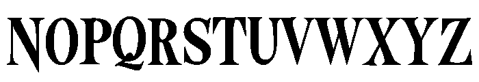Fanthorne Font UPPERCASE