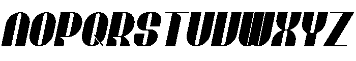 Farday Italic Font UPPERCASE