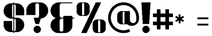 Farday Font OTHER CHARS