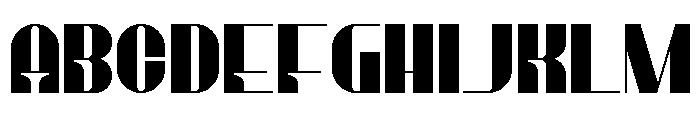 Farday Font UPPERCASE