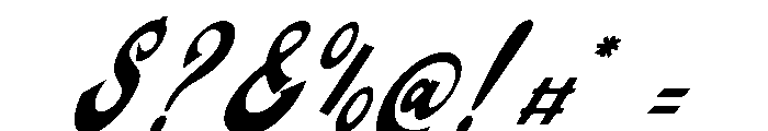 Fardiale Italic Font OTHER CHARS