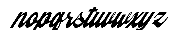 Fardiale Italic Font LOWERCASE