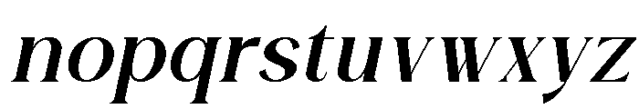 Faresty Italic Font LOWERCASE