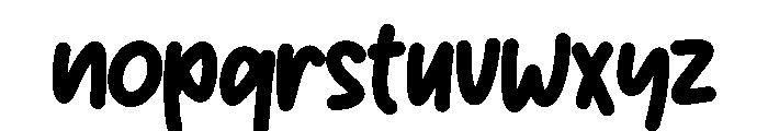 Farisika Font LOWERCASE