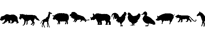 Farm Animal Friends FONT