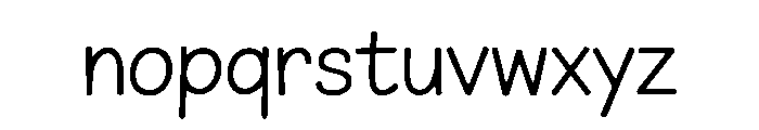 Farm Family Lite Font LOWERCASE