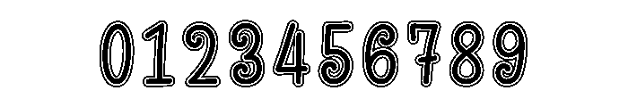 Farm Family Outline Font OTHER CHARS