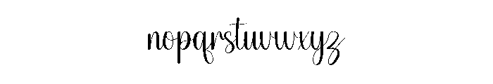 Farmer Grandma Font LOWERCASE