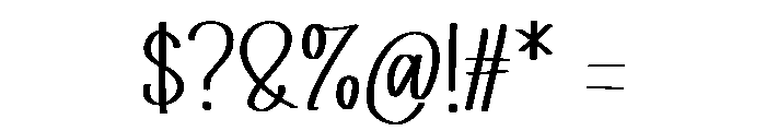 Farmhost Font OTHER CHARS