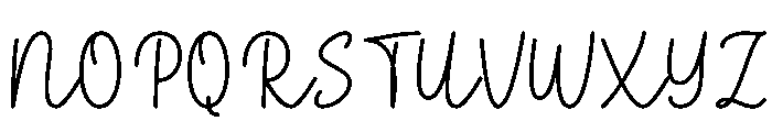 Farmhouse Breakfast Font UPPERCASE