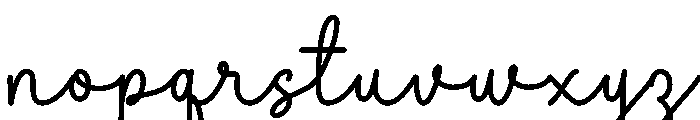 Farmhouse Breakfast Font LOWERCASE