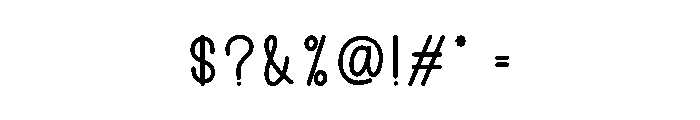 Farmhouse Camping Font OTHER CHARS