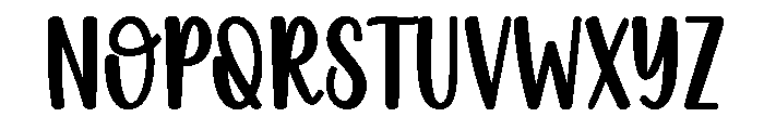 Farmhouse Valentine's Font UPPERCASE