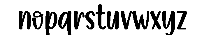 Farmhouse Valentine's Font LOWERCASE