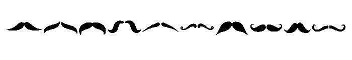Farther day Mustache Font OTHER CHARS