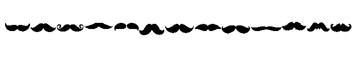 Farther day Mustache FONT