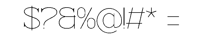 Farway Journal Font OTHER CHARS