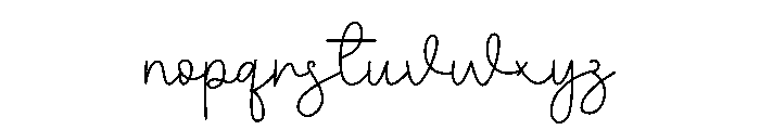 Fashion Graduate Font LOWERCASE