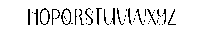 Fashion  Modeling Font LOWERCASE