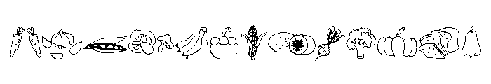Fast Food Icons FONT