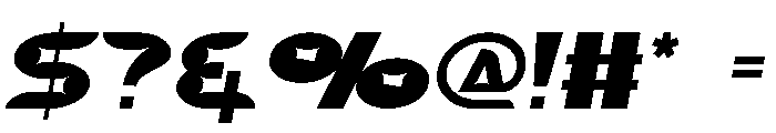Fast Muscle Font OTHER CHARS