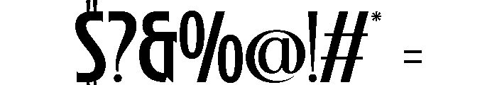 Fasthon-Regular Font OTHER CHARS