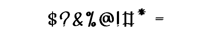Fasting Culture Font OTHER CHARS