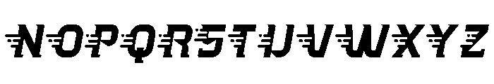 Fastlane Four Font UPPERCASE