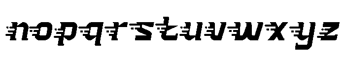 Fastlane Four Font LOWERCASE
