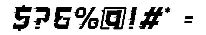 Fastlane One Font OTHER CHARS