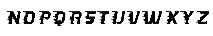 Fastlane Three Font UPPERCASE