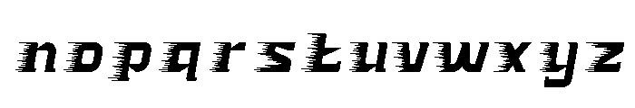 Fastlane Three Font LOWERCASE