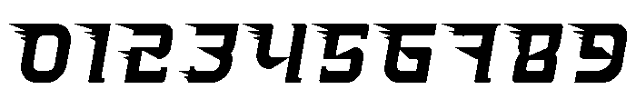 Fastlane Two Font OTHER CHARS