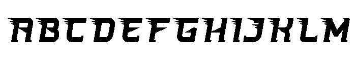 Fastlane Two Font UPPERCASE