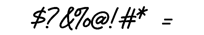 Fastry Monoline Font OTHER CHARS
