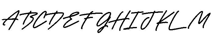 Fastry Monoline Font UPPERCASE