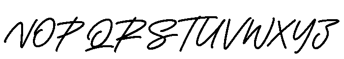 Fastry Monoline Font UPPERCASE
