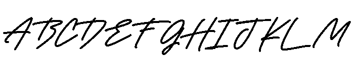 FastryMonoline Font UPPERCASE