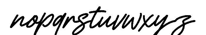 FastryMonoline Font LOWERCASE