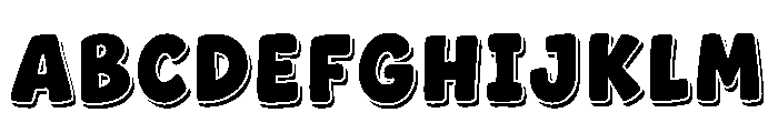 Fat Donkey Font UPPERCASE