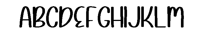 Father Heart Regular Font UPPERCASE