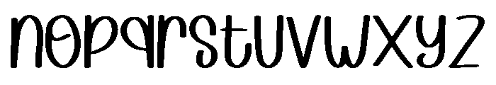 Father Heart Regular Font LOWERCASE